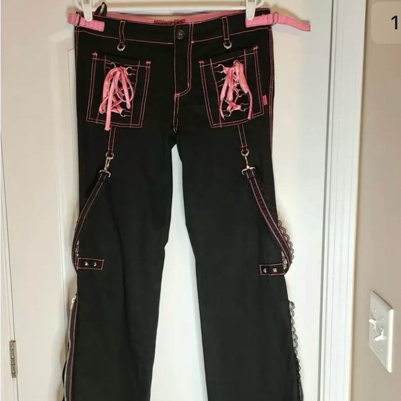 PINK AND BLACK TRIPP NYC PANTS ISO!!🕷️💓 - Picture 2 of 10